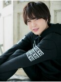mod's姪浜/ワイドバングダークグレージュマニッシュショートg