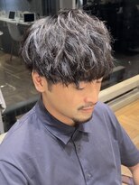 フイ 代々木(Hui) メンズ/アップバング/ツーブロックマッシュ/束感ショート