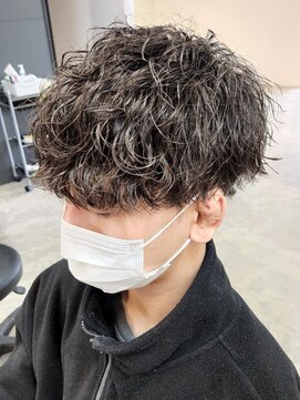 ニアウ 太田店(Niau) 波巻きパーマツイストスパイラルパーママッシュメンズパーマ