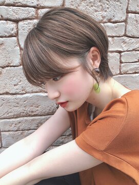 サンドシーン(sand scene) ＠thisiskaito表参道原宿/ショートヘア/ショートボブ/グレージュ