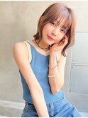 ブラウンアッシュ×ハイライト