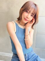 ブラウンアッシュ×ハイライト