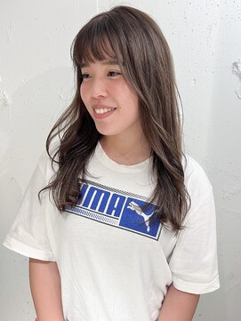 ラミエ バイ メルト 吉祥寺(lamie by melt) "久保田"レイヤーカット馴染むハイトーンカラー韓国風ヘア