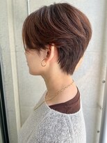 ホール(WHOLE)&nbsp;【WHOLE】マロンブラウン×ハンサムショート