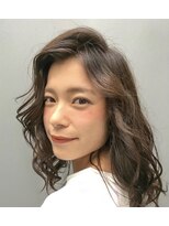 クラク 笹塚店(KURAKU)&nbsp;バイオレットベージュ/ふんわりレイヤー/透明感/20代/30代/40代