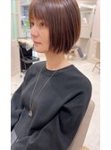 髪質改善丸みショート