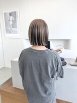 アム(am)&nbsp;ぱらぱらカラー　アンブレラカラー　ボブ