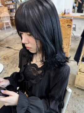 ウィークエンド(WEEKEND) ブリーチなしダブルカラー+カット+トリートメント【¥13800】