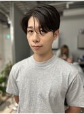 毛流れパーマ/ニュアンスパーマ/韓国ヘア/ツーブロック/ビジネス