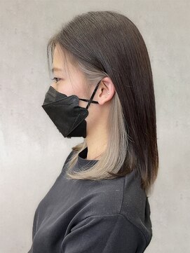 ヘアーレナータ 八王子(HAIR RENATA) ・20代30代40代イヤリングカラー耳掛け肩ラインストレート小顔