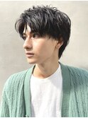 清潔感のあるノン刈り上げ×大人コンマバング