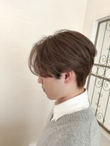 リアン 熊谷本店(Rien)&nbsp;メンズグレージュカラーフェザーショートセンターパート