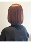 大人気切りっぱなしボブ