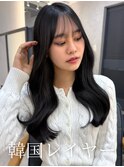 韓国レイヤー/レイヤーカット/韓国ヘア/韓国スタイル