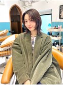 ミニウルフレイヤーカット顔周りカット前髪カット韓国ボブ/立川