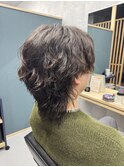 サーフカールパーマ×ウルフ