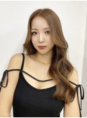 20代30代40代 大人可愛い韓国風くびれロングレイヤ ー