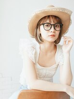 ジプソ 池袋西口(Gypso)&nbsp;アッシュボブ/池袋美容室/髪質改善カラー/白髪ぼかし/縮毛矯正