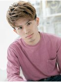 ■束感ツートンカラーツーブロックショート108越谷10代20代30代