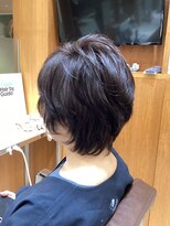 ピークアブー アヴェダ アトレ恵比寿(PEEK-A-BOO AVEDA)&nbsp;ショートウルフパーマダークブラウン