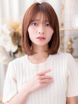 カバーヘア ブリス 志木南口駅前店(COVER HAIR bliss)&nbsp;内巻きボブ/チョコレートブラウン/透明感カラー/マロンブラウンg