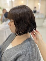 ランプ 柏(Lamp)&nbsp;ぱつっとボブ×ふんわりパーマ