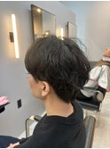 緩めシャドウパーマ