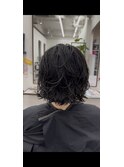 簡単に動きを出せるボブパーマ