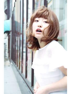 ネオリーブギンザ 銀座店(Neolive GINZA) レイヤーカット ミディアム ボブ スタイル☆銀座美容室