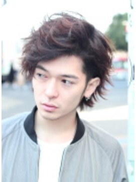 ブークル(boucle) 【外国人風】アシンメトリーウルフ