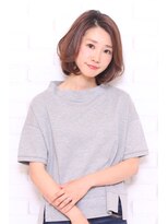 カットウェルズ ラブコオリヤマ 郡山店(Cut Well's Love Koriyama)&nbsp;立体カール小顔見せボブ　　ウェルズ郡山店