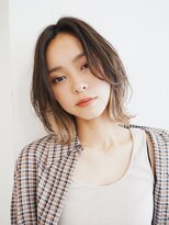 バイフィフス 原宿/表参道(by fifth)&nbsp;ハイトーンベージュインナーカラーボブ