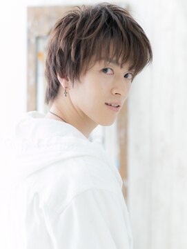 メンズヘア ビーセカンド 草加店(MENS HAIR B-2) ラフさと重さを演出★束感メンズショートA(草加)(メンズカット)