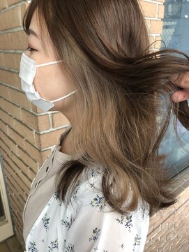 サロンドミルク 原宿(salon de MiLK) インナーベージュ×外側ダークブラウン