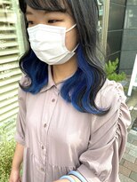 ネオリーブ アンド 渋谷店(Neolive &)&nbsp;【Neolive & 渋谷店】インナーカラーブルー