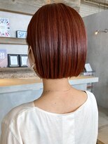 アイティーバイアルバム 八王子店(IT by ALBUM)&nbsp;アプリコットブラウン_カーキグレージュフェザーバング_ba336811