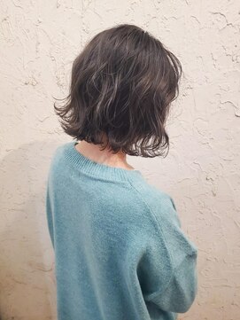 フロール(Flor) 【flor 戸塚】*ふわふわボブ+スモーキーグレージュ*