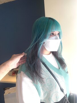 ロロ(ro-ro) 【恵比寿ro-ro】イルミナx前髪xココアブラウンxフリンジウェーブ