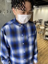 ハードパーマ　メンズパーマ　コイルパーマ　スパイラルパーマ