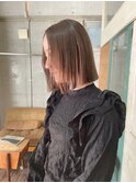 [ 切りっぱなしカット ]