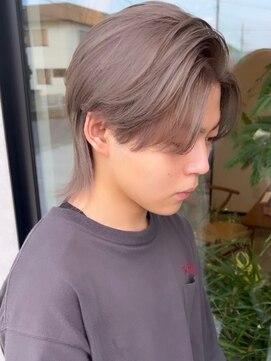 シェルハ(SHELHA) マッシュウルフ ハイトーン グレージュ