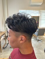 カルムヘアー(Calme hair)&nbsp;オールバック風スタイル