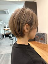 ビューエヒメ(VIEW EHIME)&nbsp;小顔カットミルクティーベージュ韓国風クールショート