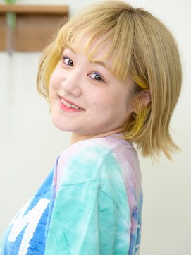 ケープラス(K+plus) ハイトーンベージュ×イエローカラー【ダブルカラー】