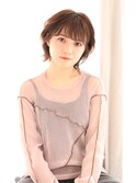 大人キレイ × ニュアンスパーマボブ