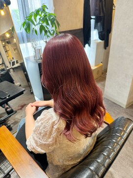 ルモ(Lumo) 【KATSUYA】ピンクブラウン×セミロング