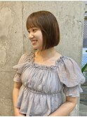 切りっぱなしボブ
