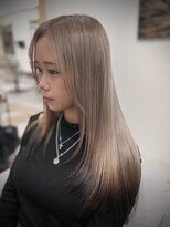 リノショアーズ 元町店(RINOSHORES)&nbsp;透明感抜群♪ダブルカラーブリーチミルクティーベージュ