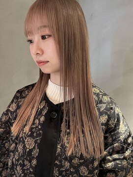 ペレ 梅田(PELE) 黒髪/ボブルフ/ネビージュ/小顔/ワンレン/梅田/髪質改善/前髪