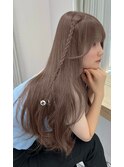 ブリーチなしでできるミルクティーベージュ